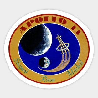 Apollo 14 mission Patch Sticker